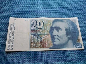 🇨🇭 Switzerland 20 franken francs 1986 P-55 P-55f sign 1 Banknote 113024-9 - Picture 1 of 3