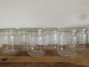 Weck Einmach Gläser Vintage Retro rar 6 Stück 1,0l Massivrand - Bild 1 von 5