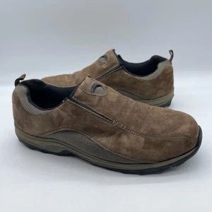 New Balance 755 Men's Size 14 MW755BN 4E Trail Shoes Brown Suede Walking Slip On - Picture 1 of 10