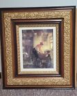 Framed Pierre Edouard Frere Reproduction "Washing Day" - Rare Find