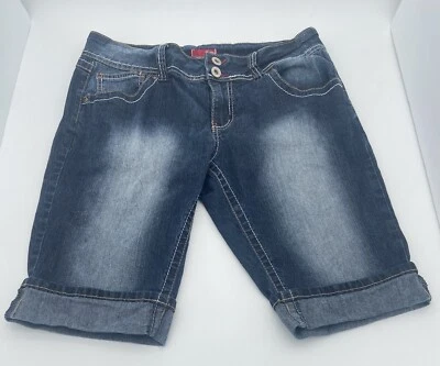 Bongo 百慕大牛仔裤青少年尺寸 17 纽扣口袋袖口拉链 — 第 1/4 张图片