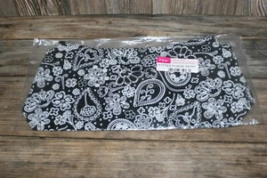 NIP Thirty One Fitted Purse Skirt 435A Black Paisley Parade  (S1247 - Picture 1 of 3