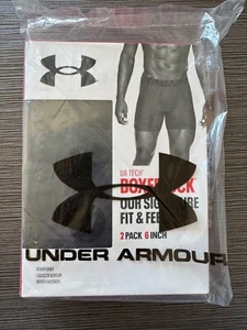 Boxer Under Armour Uomo Tech 6" Boxerjock Nero Slip Intimo Taglia 5XL Confezione da 2 - Foto 1 di 6