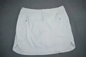 Falda corta de golf Athleta Fairway 16" blanca talla XL Pickleball bolsillo golf - Imagen 1 de 12