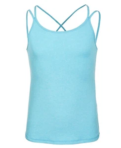ID IDEOLOGY Big Girls Core Tank Top, Butterfly Blue, Small - Picture 1 of 1