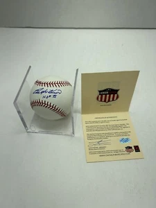 RALPH KINER SIGNED ROMLB BASEBALL PEARL “HOF 75” INSCRIPTION PIRATES TRISTAR AUT - Picture 1 of 3