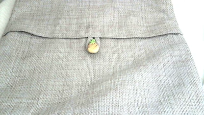 Funda de Almohada Estilo Arpillera 18" x 18" Decoración de Piña Botón Cremalleras Limpieza Mancha Foto 1 de 4