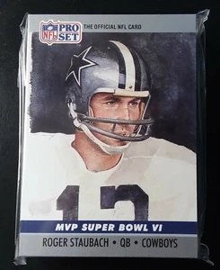1990 Pro Set SUPER BOWL MVP COLLECTIBLE #6 ROGER STAUBACH HOF Lot of (10) - Picture 1 of 2
