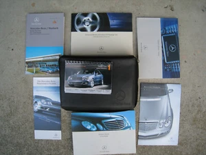 MERCEDES BENZ E-CLASS OWNERS MANUAL SET  W/CASE  OEM - Bild 1 von 8
