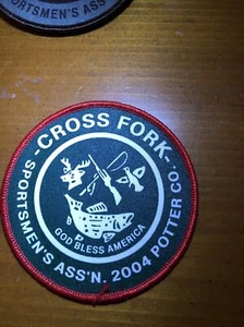 Parche de caza Cross Fork Sportsmen's Association Potter Co. 2004 Pennsylvania - Imagen 1 de 1