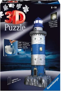 RAVENSBURGER - Puzzle 3D Phare illuminé – 216 Pièces - - RAV125777 - Imagen 1 de 3