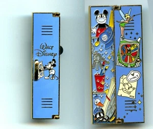 WDW Disney World Cast Locker Walt Steamboat Willie Hinged Tinker Bell Pin - Picture 1 of 3