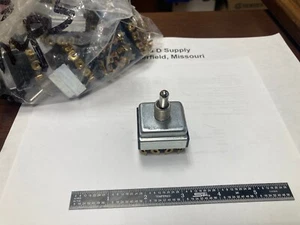 EATON 7694K4, Toggle Switch, 4PDT, 15A @ 125VAC, 10A @ 250VAC, 3/4HP @ 250VAC - Picture 1 of 5