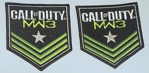 Call of Duty Modern Warfare 3 MW3 Embroidered Iron/Sew On Patches NEW Lot of 2 - Picture 1 of 3