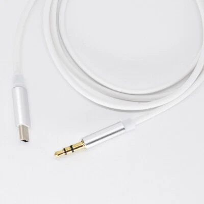 5pcs 1M/3.3ft USB C Type C to 3.5mm Male Stereo Audio Aux Cord Cable Black White - Image 1 of 4