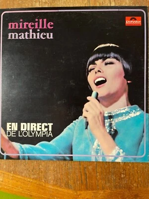 Mireille Mathieu - En Direct De L'Olympia LP Vinyl Canada Polydor 2424 044 - Image 1 of 4