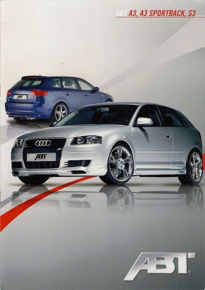 Audi A3 ABT Tuning 2009 UK Market Sales Brochure 3-dr Sportback S3 - Image 1 of 1