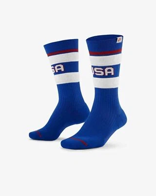 Calcetines Nike SNKR - EE. UU. - CK5616-480 - Blanco/Azul S-Youth 3Y-5Y/Mujer 4-6 Foto 1 de 3