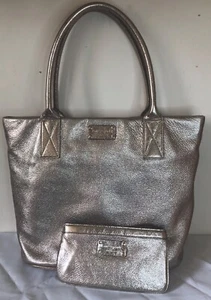 Kate Spade New York Shoulder Handbag Women's Sz Large With Small Purse Gold - Picture 1 of 24