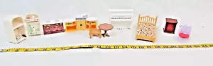 LOT OF DIFFERENT DOLLHOUSE FURNITURE LIKE CALICO CRITTERS SYLVANIAN FAMILY - Picture 1 of 10