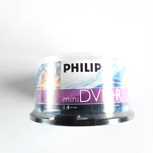 20-Pack Philips Mini DVD-R 1.4GB 4x 30min Blank Camcorder Discs Sealed Lot *NEW* - Picture 1 of 6