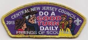 CSP - CENTRAL NEW JERSEY COUNCIL - SA-69 - 2013 FOS - DO A GOOD TURN DAILY - Bild 1 von 1