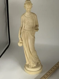 Vintage A. Santini Signed Alabaster Goddess Sculpture Statue 16” - Picture 1 of 13