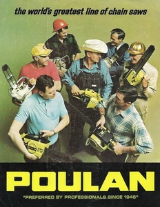 Equipment Brochure - Poulan - Chainsaw Product Line Overview - c1968 (E8879) - Picture 1 of 1