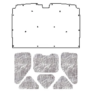 Almohadilla de aislamiento del capó para Chevrolet El Camino 1978-87 carrocería G AcoustiHood - Imagen 1 de 10