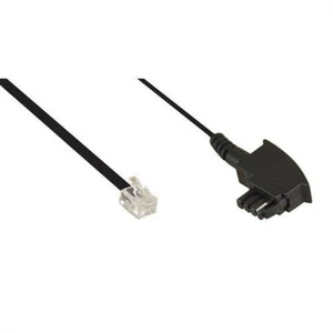 Inline 18909 TAE-F Anschluss Kabel Telefone RJ11 schwarz 6m - Bild 1 von 1