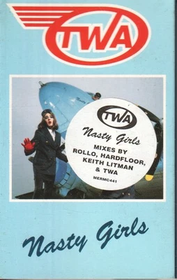 Twa Nasty Girls cassette UK Mercury 1995 cassette single with card outer slip - Image 1 of 3