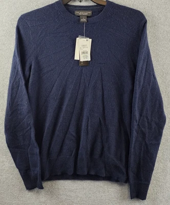 Suéter de cuello redondo de cachemir The Men's Store at Bloomingdale's S Pullover azul marino Foto 1 de 4