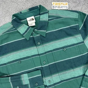 The North Face Shirt Mens Large Green Arroyo LW Flannel Button Up NF0A5A8U - Picture 1 of 13