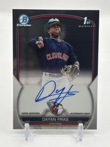 2023 Dayan Frias 1st Bowman Chrome Auto #CPA-DF Cleveland Guardians RC - Picture 1 of 2