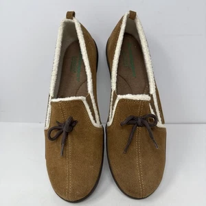 Slip on Grasshopper donna taglia 10M vestibilità pura comfort casual marrone caramello scamosciato - Foto 1 di 9