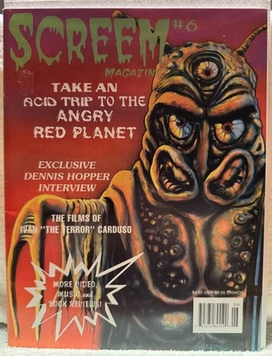 Screem #6 NM HIGH GRADE 1995 original!  - not Famous Monsters - Image 1 of 2