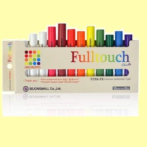 HAGOROMO Fulltouch Farbkreide ungiftig - [12 Stück/10 Farbmix] 1 Box, sortiert - Bild 1 von 7