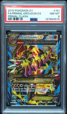 Primal Groudon EX 151 PSA 8 NM-Mint Primal Clash Pokemon Card - Image 1 of 3