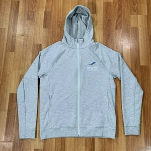 Lululemon Hoodie Mens Medium Gray Miami Dolphins Challenge Cancer Full Zip - Picture 1 of 9