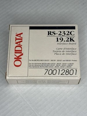 Okidata RS-232C 19.2K 70012801 - Image 1 of 3