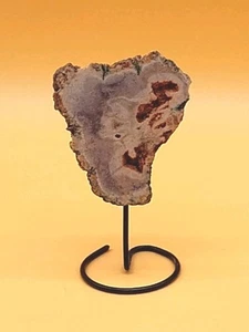 Rosa Amethyst Platte mit Druzy Einschlüssen - Bild 1 von 7
