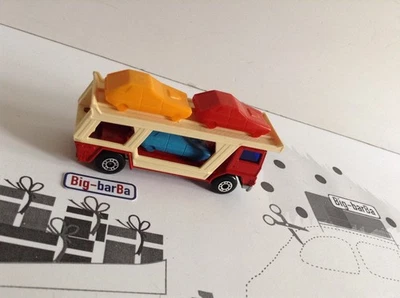 🔥Lot vintage🚗 MATCHBOX SUPERFAST CAR TRANSPORTER 1976 1:64 🍂OCCASIONE 🍂☕🏅💰 - Immagine 1 di 4