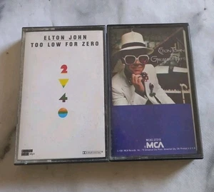 Elton John Too Low For Zero & Greatest Hits 2x Cassette Tape Album  - Picture 1 of 3
