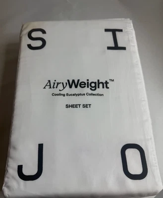 Sijo AiryWeight Eucalyptus California King Sheet Sets x 3 – Snow – 4-Piece Sets - Image 1 of 3