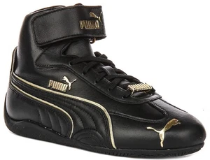 Puma Speedcat Mid Ls Metallic Leather Damen Sneaker in Schwarz Gold UK 3 - 7 - Bild 1 von 6