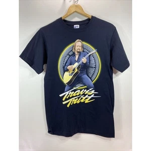 Travis Tritt Live 2012 Concert Tour Black Graphic T-Shirt Men's Small 36" NWOT - Picture 1 of 9
