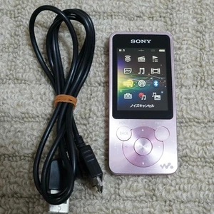 SONY Walkman S Series NW-S15 16GB Pink Digital music player Used Japan - Picture 1 of 16