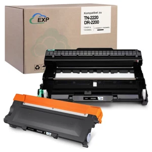 Toner kompatible für Brother TN2220 DR2200 MFC7360N MFC7460DN MFC7860DW HL2250DN - Bild 1 von 14