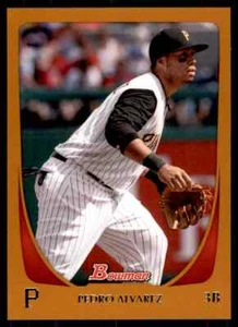2011 Bowman Orange Paper Pedro Alvarez 036/250 Pittsburgh Pirates - Picture 1 of 2