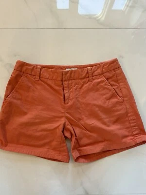 JOIE HALLIE Orange Coral Shorts sz 0 CHINO XS - Image 1 of 3